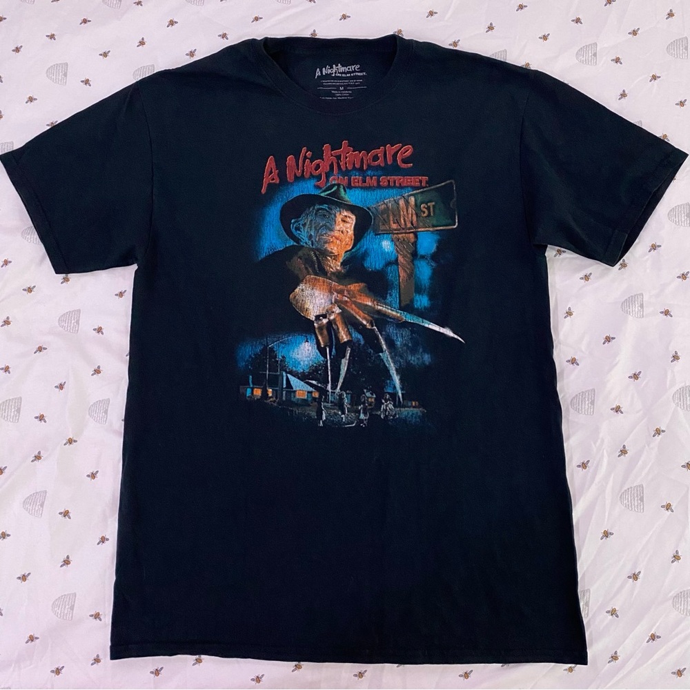 a nightmare on elm street freddy krueger graphic tee